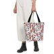 thumbnail image 5 of Fotbe Modern Life Bolsa de Playa con Estampado, Bolsa de Hombro, Bolsa de Mano Espaciosa, Bolsa de Viaje Ligera, Bolsa de Compras Versátil, 5 of 6