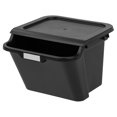 IRIS 18 qt Recycle Storage Bin, Clear