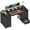 Black, variant on GlowPlume 48 Inch Vanity Desk with 8 Fabric Drawers, Modern Makeup Desk for Bedroom & Dressing Room with Large Storage, Ideal for Home Office, Study, Pure White