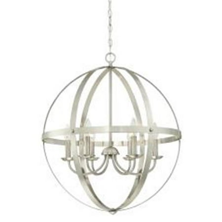 

6 Light Stella MiraIndoor Chandelier Brushed Nickel