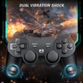 thumbnail image 5 of 2 Pack Controllers for PS3 ,Wireless Playstation 3 Gaming Controller with Double Shock & Motion Sensor, Bluetooth Rechargeable PS3 Controller Gamepad Remote PS3, 5 of 7