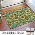 thumbnail image 3 of Blue Sunflower Vine Leaf Pattern Door Rugs,Washable Non Slip Door Mats Indoor,Decorative Door Mats,Entry Mat Indoor for Entrance,Bedroom,Kitchen,Bathroom,16"x24", 3 of 6