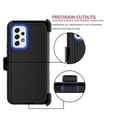 thumbnail image 5 of Galaxy A53 5G 2022 Case, Built-in Screen Protector Case with Belt Clip Holster Heavy Duty Rugged Shockproof Full Body Protection Kickstand Cover -Blue, 5 of 8