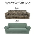 thumbnail image 5 of PiccoCasa Jacquard Stretch Sofa Slipcover Non Skid Couch Cover Asparagus Medium, 5 of 7