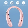 thumbnail image 4 of JShteea Ventilador Cuello Sin Aspas Ventilador Eléctrico USB Recargable (estándar Rosa), 4 of 6