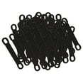 thumbnail image 3 of - de 50 Perchas Antideslizantes Elásticas para Colgar Ropa, tirarere de Hombro - Negro l, Individual, 3 of 7