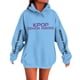 thumbnail image 4 of Pop cazadora para niña Demo-n Hunters Unisex Fashion Hooded Sweatshirt Streetwear Soft Comfortable Long Sleeve Hoodie for Daily Wear Spring Fall Winter （Sky Blue）, 4 of 4