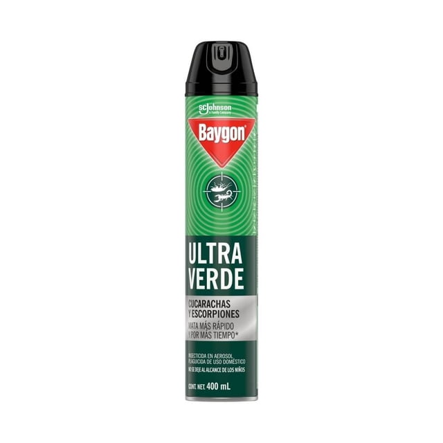 Insecticida en Aerosol Baygon Ultra Verde 400 mL