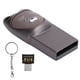 thumbnail image 1 of Unidad flash USB 2.0 portátil Transmisión de alta velocidad Lindo Memory Stick Regalo novedoso Gris oscuro con llavero (64 GB), 1 of 5