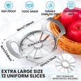 thumbnail image 3 of Cortador de manzanas AUBENR de 12 cuchillas, 12,5 cm, acero inoxidable, 3 of 7