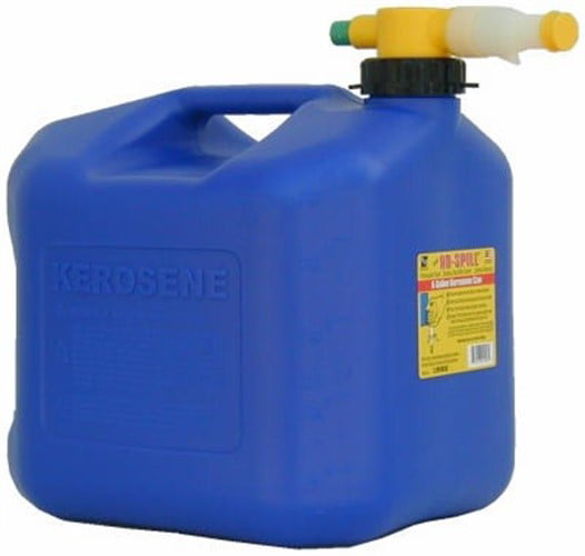 No-Spill 1456 Poly Kerosene Fuel Can with Rear-Handle 5-Gallon 