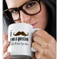 thumbnail image 2 of 3drose, I Mustache You a Question Hipster Humor Art, 15oz Mug, 2 of 6