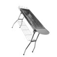 thumbnail image 4 of Parrilla de acero inoxidable plegable portátil para exteriores, para jardín, patio, camping, picnic, 4 of 15
