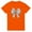 Orange, variant on Women's Trendy Bow Graphic T-Shirt - Soft Cotton Casual Tee, Aesthetic Vintage-Inspired