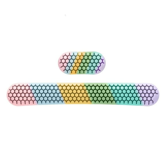 LIANXUE Colorful Memory Foam Keyboards Wrist Rest Soft Gel Ventilation Wrist Support Pad