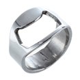 thumbnail image 5 of 10X Plata del Acero Inoxidable Y del Dedo Pulgar Anillo de la Cerveza Abrebotellas Bar, 5 of 5