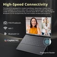 thumbnail image 5 of Dell XPS 13.4" FHD+ Copilot+ PC Laptop, Intel Core Ultra 256V, 16GB RAM, 2TB Storage (1TB SSD+1TB Docking Station Set), Backlit Keyboard, Fingerprint Reader, FHD+ IR Webcam, Win 11, Graphite, 5 of 9