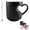 1pcs#1, variant on Heart-Shaped Color Changing Magic Ceramic Mug, 11oz Thermochromic Magic Reveal Design, Fun Gift for Valentine's Day, Birthdays and Anniversaries (2pcs)
