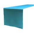 thumbnail image 4 of LA Linen TCpop14x108-TurquoiseDrkP52 Polyester Poplin Table Runner, Turquoise foncée - 14 x 108 po., 4 of 4