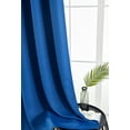 thumbnail image 5 of Ruthy's Textile 2 Piece Thermal Room Darkening Blackout Window Curtain Grommet Panels 54" X 84" Total Width 108" X 84" Classic Blue, 5 of 5