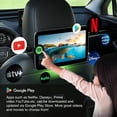 thumbnail image 4 of Monitor multifuncional para reposacabezas de TV de coche Android 13 de 10,1 pulgadas para asiento trasero, reproductor de vídeo con pantalla táctil IPS, compatible con WiFi/Bluetooth/Mobile Mirror Lin, 4 of 5