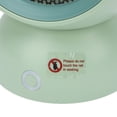 thumbnail image 5 of Riousery Desktop Space Heater Quiet 1500W High Power Portable Ceramic Heater Fan for Bedrooms Study Bathroom Indoor Use Green (9.05 x 7.08 x 5.91 inches / 23 x 18 x 15 cm), 5 of 9