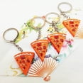 thumbnail image 6 of SIEYIO 7 Pcs Trendy Pizza Pendant Necklaces/Keyrings Cute Pizza Lover's Necklace/Keychain Stylish Accessories for Pizza Lovers, 6 of 15