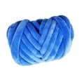 thumbnail image 2 of Hilo grueso de 21,9 yardas para tejer, hilo voluminoso, hilo tubular jumbo para tejer con brazo. Azul, 2 of 9