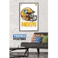 thumbnail image 2 of NFL Green Bay Packers - Drip Helmet 20 Wall Poster, 22.375" x 34", Framed, 2 of 3
