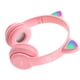 thumbnail image 3 of Bearachild Auriculares Auriculares inalámbricos con orejas de dibujos animados Auriculares para juegos de computadora Auriculares con sonido estéreo Cables de audio/vídeo rosado, 3 of 6
