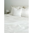 thumbnail image 4 of Cool Cotton White Waffle Weave Pillow 20x20 20x20 / White / Down, 4 of 5