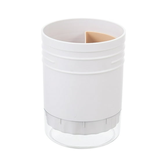 hulanddfd Plastic Kitchen Utensil Holders, Rotating Utensil Caddy with Non slipping Base for Kitchen Storing