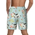thumbnail image 4 of Fotbe Cute Cows Men’s Swim Trunks Quick Dry Swim Shorts Board Shorts with Mesh Lining-X-Large, 4 of 9