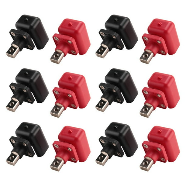 12 Piezas 200A BateríA de Litio de Cobre de Alta Corriente Terminal de Cobre Conector de BateríA Terminal de Almacenamiento de EnergíA (B)