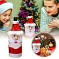 thumbnail image 5 of TIELUTT Christmas Decoration Bottle Set Hotel Table Decoration Red Bag Cartoon Old Man Boxes for Moving of to Bags for 2 Bottles Christmas Bottle Suitcase Insert, 5 of 5