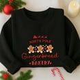 thumbnail image 2 of Christmas North Pole Gingerbread Bakery Embroidered Sweatshirt, Christmas Gingerbread And Reindeer Embroidered Shirt, Merry Christmas Shirt, 2 of 5