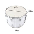 thumbnail image 2 of Tambor de marcha de 14 pulgadas Cuerpo de madera de arce y acero inoxidable PVC, 2 of 8