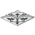 thumbnail image 3 of The Tile Project 8x8 Black and White Bell Porcelain Tile (7.25 Sq. ft. per Box), 3 of 5