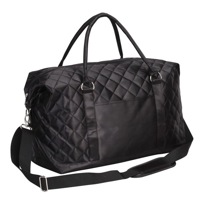 Preferred Nation P2648.BLK Savvy Weekend Duffle Bag, Black