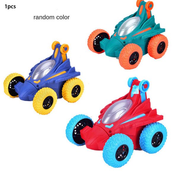 Electric Toy Car Stunt Roll Plastic Material Electronic Toy Dump Toy Car Early Education Enlightenment Toy Car Kids Toys Style A