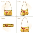 thumbnail image 7 of FORMRS Womens Shoulder Bag with Chain Strap Clutch Purse Cute Tote Handbag, Orange Cocktails, 7 of 7