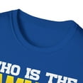 thumbnail image 3 of Who is the Hammer Me On the Excavator Heavy Machinery Humor Unisex T-Shirt, 3 of 4