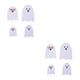 thumbnail image 1 of Adorno de Halloween 4x Fantasmas de PVC Inteprter Color Blanco 2Conjunto, 1 of 6