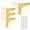 Gold, variant on Metal Furniture Legs 4Pcs Duty Modern Metal Triangle Feet Legs for Furniture Heavy, DIY Replacement for Short Cabinet Legs, Sofa Legs, Small Dresser Legs (Gold, 4in)