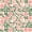 Pink Orange Green, variant on jejeloiu Retro Floral Bed Sheets For Girls,Mid-Century Pattern Full Size Sheets,Purple Green Cream,4pcs,1 Flat Sheet, 1 Fitted Sheet and 2 Pillowcases