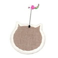 thumbnail image 4 of FITYLE Cat Scratching Mat Floor with Cat Teaser Toy Scratch Resistant Mat Sofa Protector Sofa Scratching Lounge Bed Cat Sleeping Mat Cat Head, 4 of 10