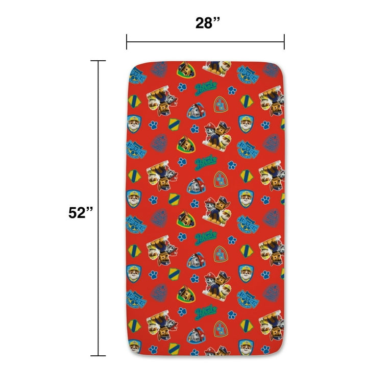 Paw patrol fitted crib sheet hotsell