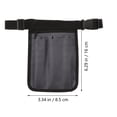 thumbnail image 2 of IFANLANDOR 1Pc Bag Grey Oxford Fabric Slim Storage For Medical Staff Every Day Use, 2 of 8