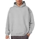 thumbnail image 4 of MHFRRA Sudadera con Capucha Informal con Panel de Cremallera En El Hombro y Llegada de Otoño/Invierno para Gris, 4 of 5