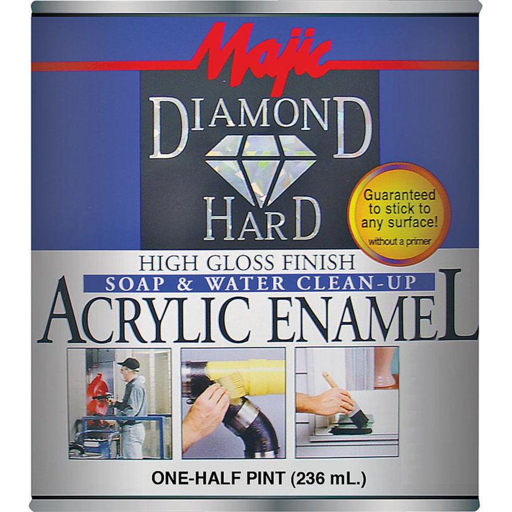 Majic Paints 815094 0.5 Pint Gloss Battleship Gray Diamond Hard